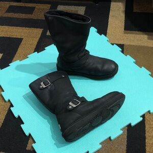 UGG Black Womens Rain & Snow Boots